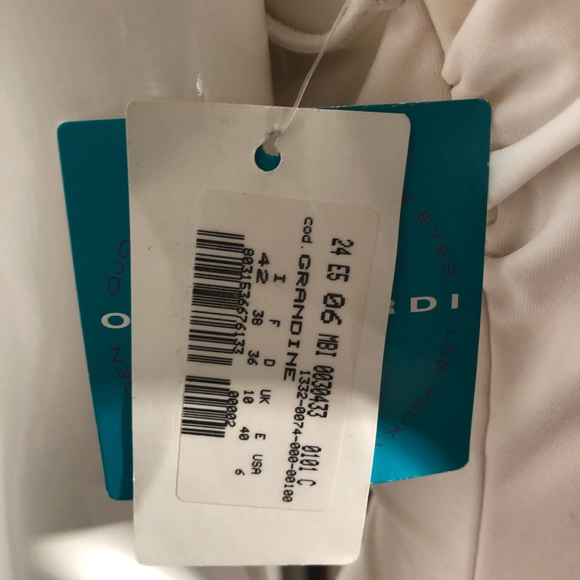 NWT Occhi Verdi by La Perla One Piece Swimsuit in White and Light Pastels - Picture 4 of 7